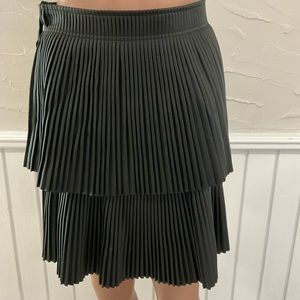 Gianni bini layered pleated skirt